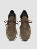 ENTIRE 001 - Green Suede Sneakers Officine Creative - 2