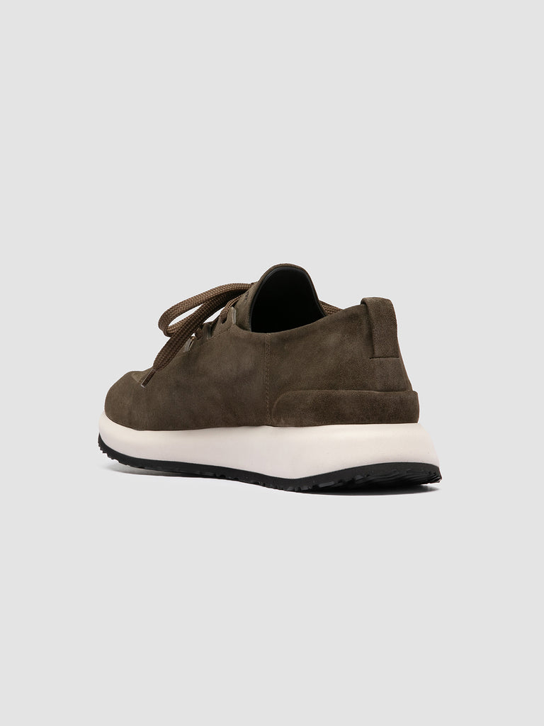 ENTIRE 001 - Green Suede Sneakers Officine Creative - 4