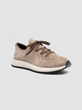 ENTIRE 001 - Sneaker in Pelle Scamosciata Grigia - thumb image 3,side view