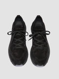ENTIRE 001 - Black Suede Sneakers - thumb image 2,side view