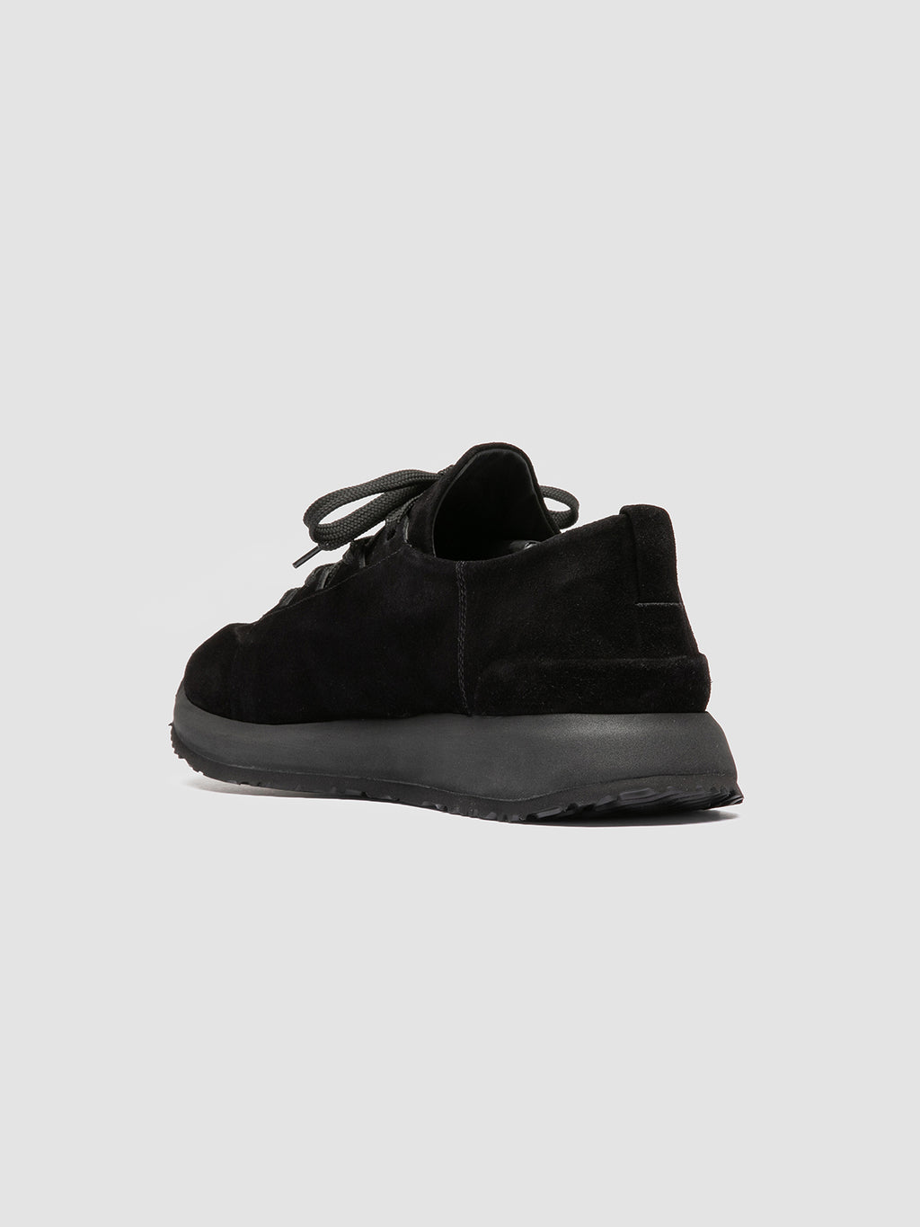 ENTIRE 001 - Black Suede Sneakers - image 4,side view