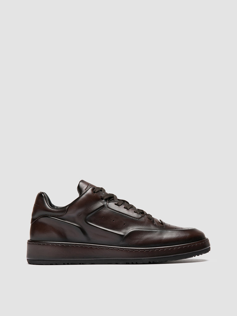 ERASER 001 - Brown Leather Sneakers