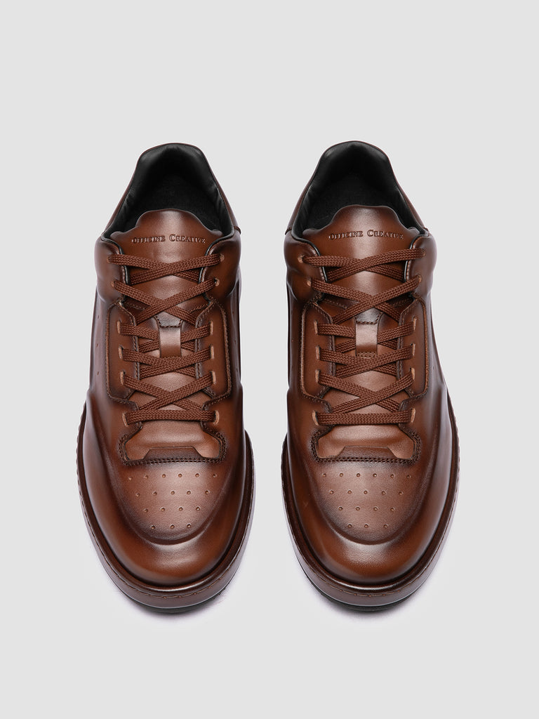 ERASER 001 - Brown Leather Sneakers Officine Creative - 2