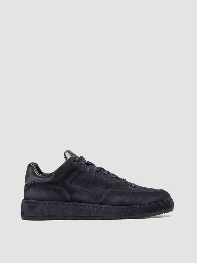 ERASER 001 - Blue Suede and Leather Sneakers