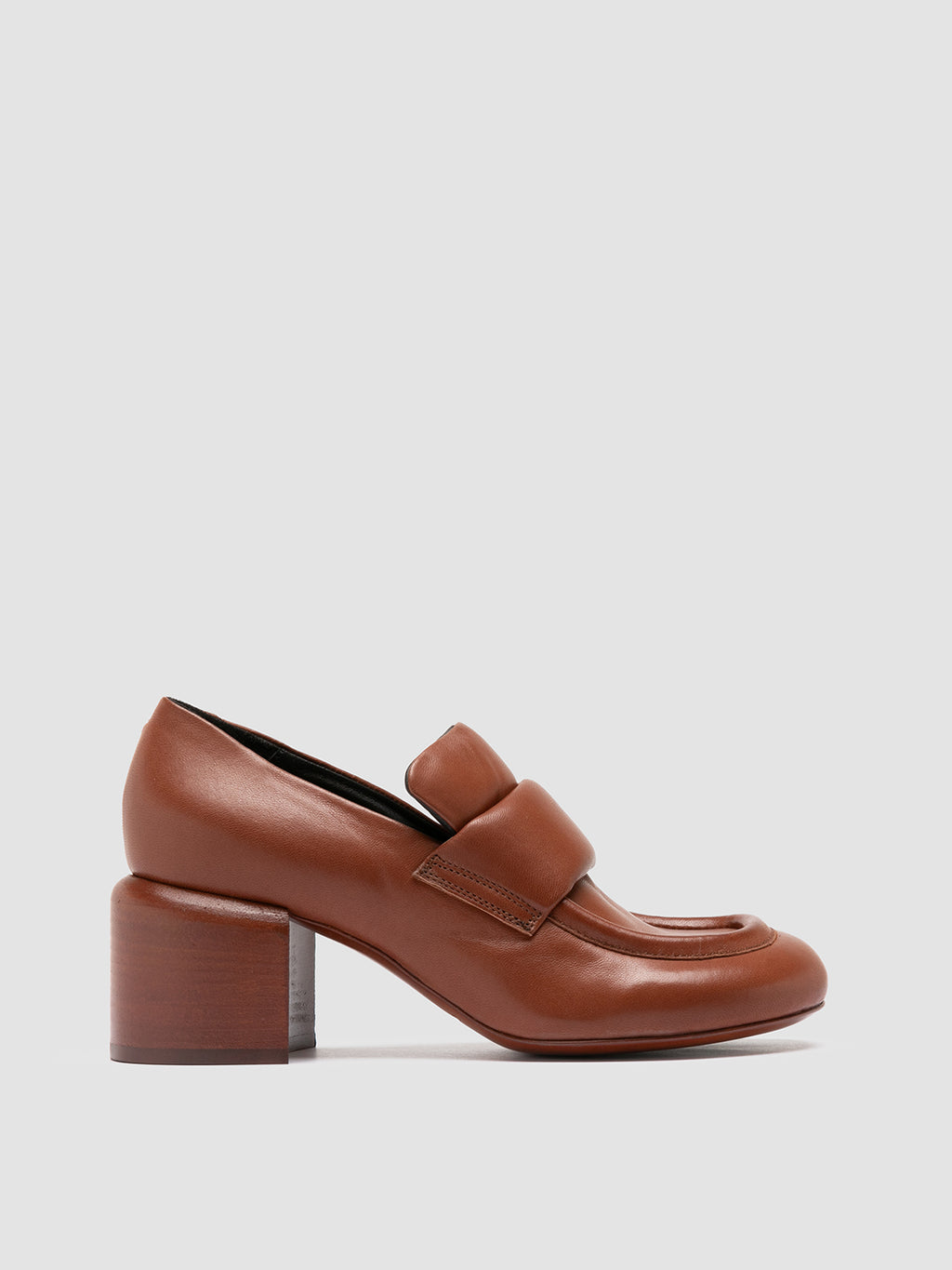 ETHEL 001 - Brown Leather Penny Loafers Women Officine Creative - 1