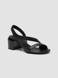 ETHEL 023 - Black Leather Sandals Women Officine Creative - 3