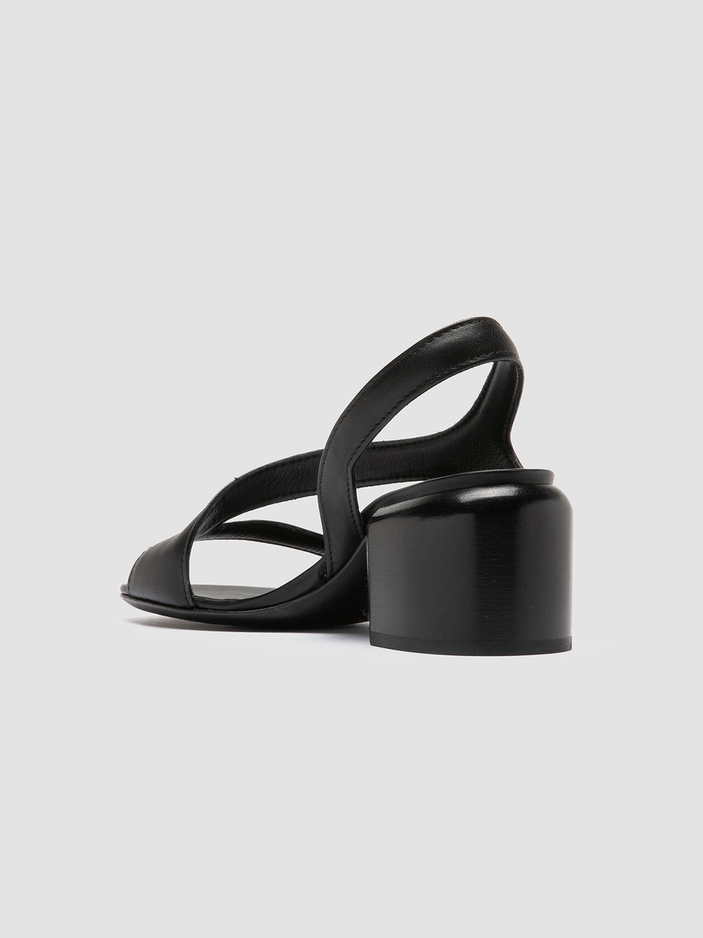 ETHEL 023 - Black Leather Sandals Women Officine Creative - 4