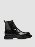 EVENTUAL DD 104 - Schwarze Lederstiefel mit Reißverschluss - thumb image 1,side view