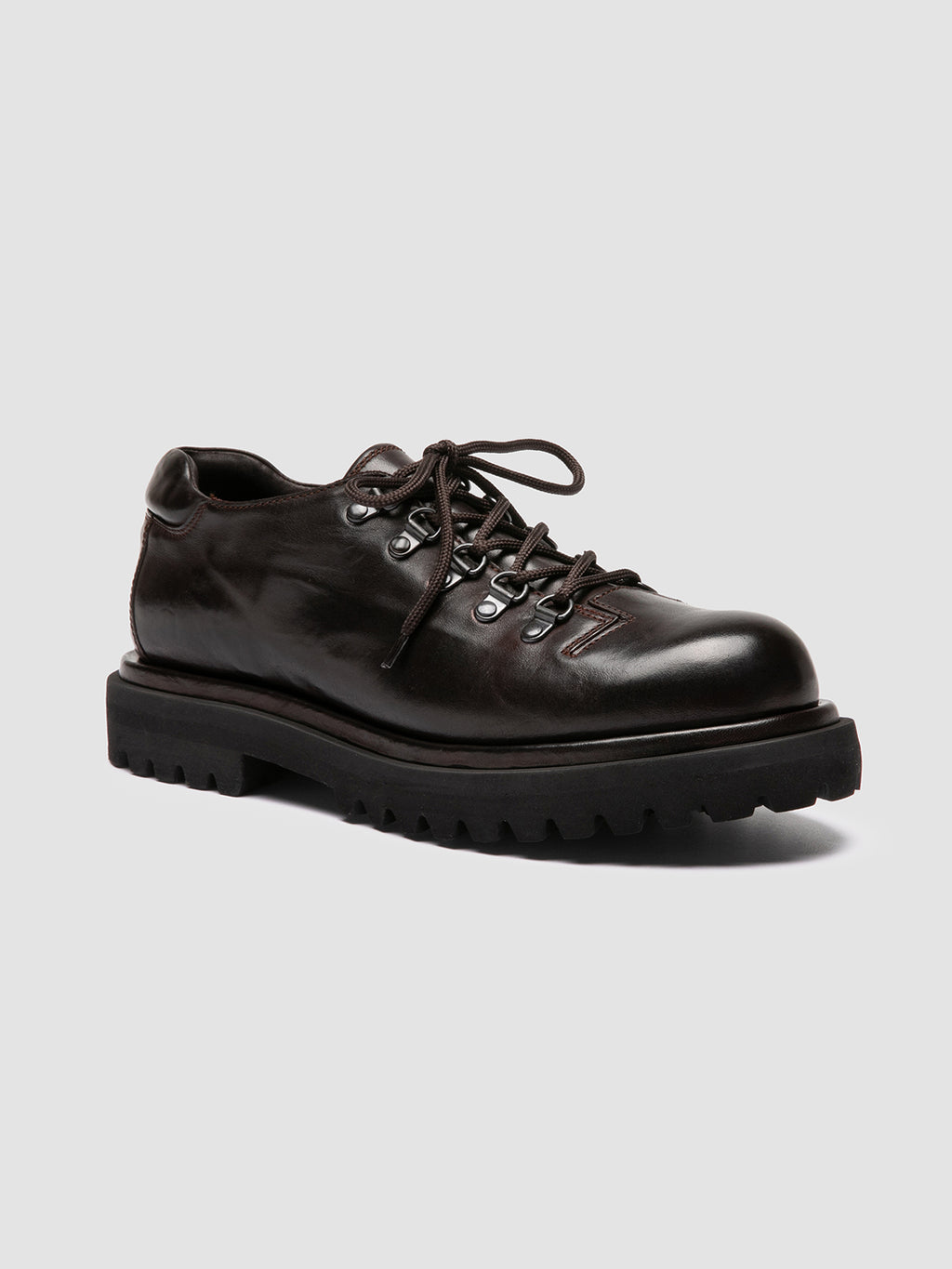 EVENTUAL DD 105 - Brown Leather Derby Shoes Men Officine Creative - 3