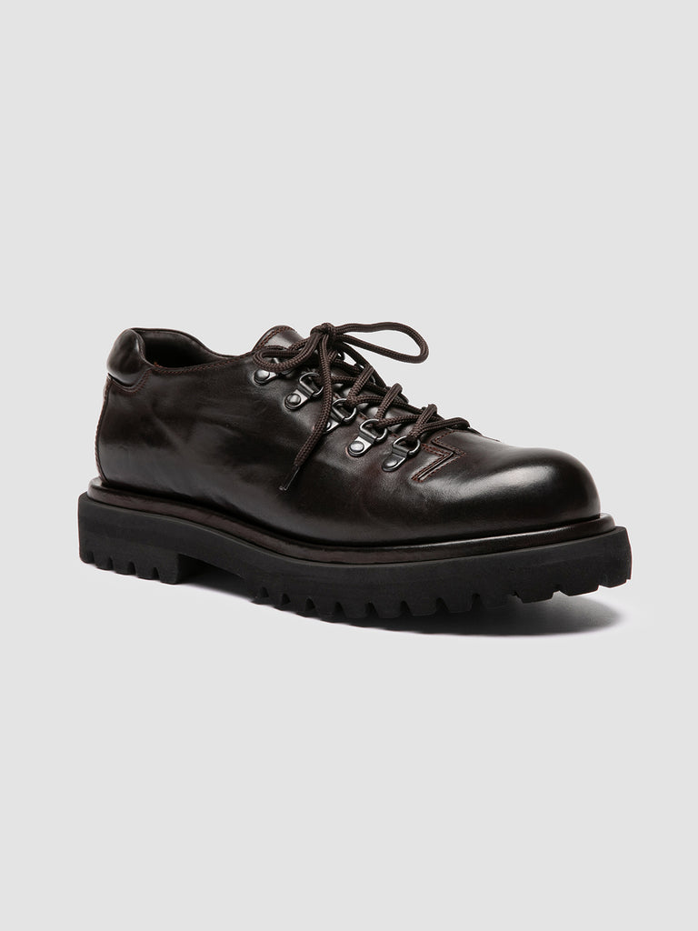 EVENTUAL 105 - Burgundy Leather Derby Shoes