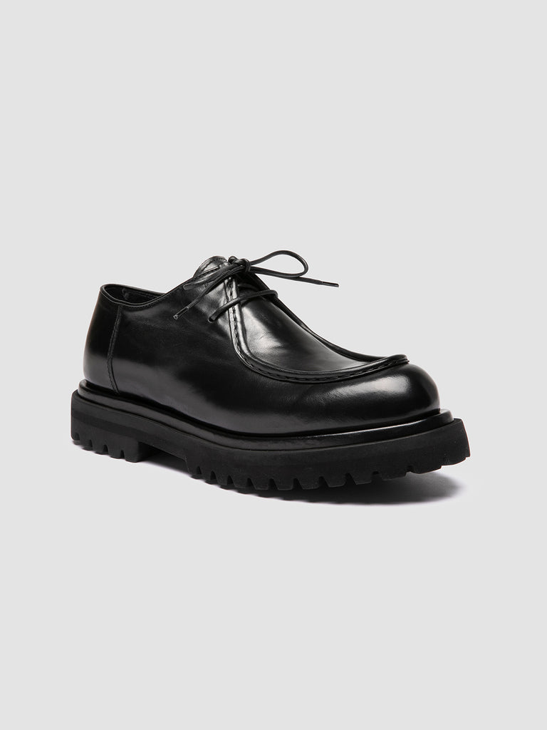 EVENTUAL DD 109 - Black Leather Derby Shoes