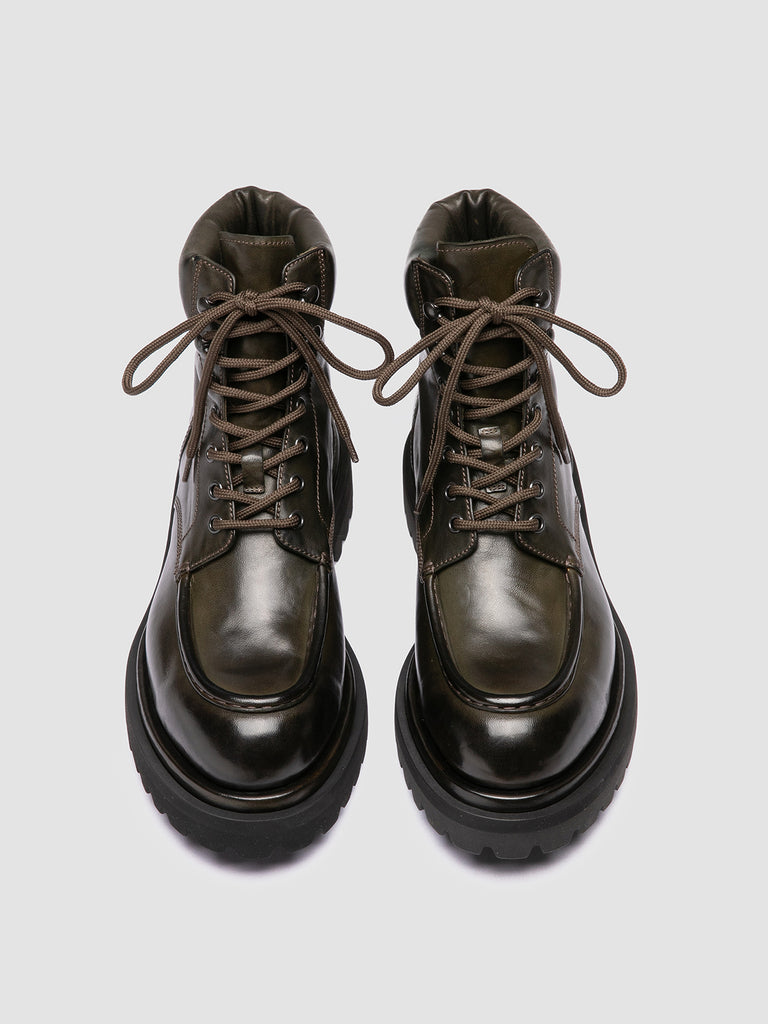 EVENTUAL DD 110 - Braune Schnürstiefel aus Leder