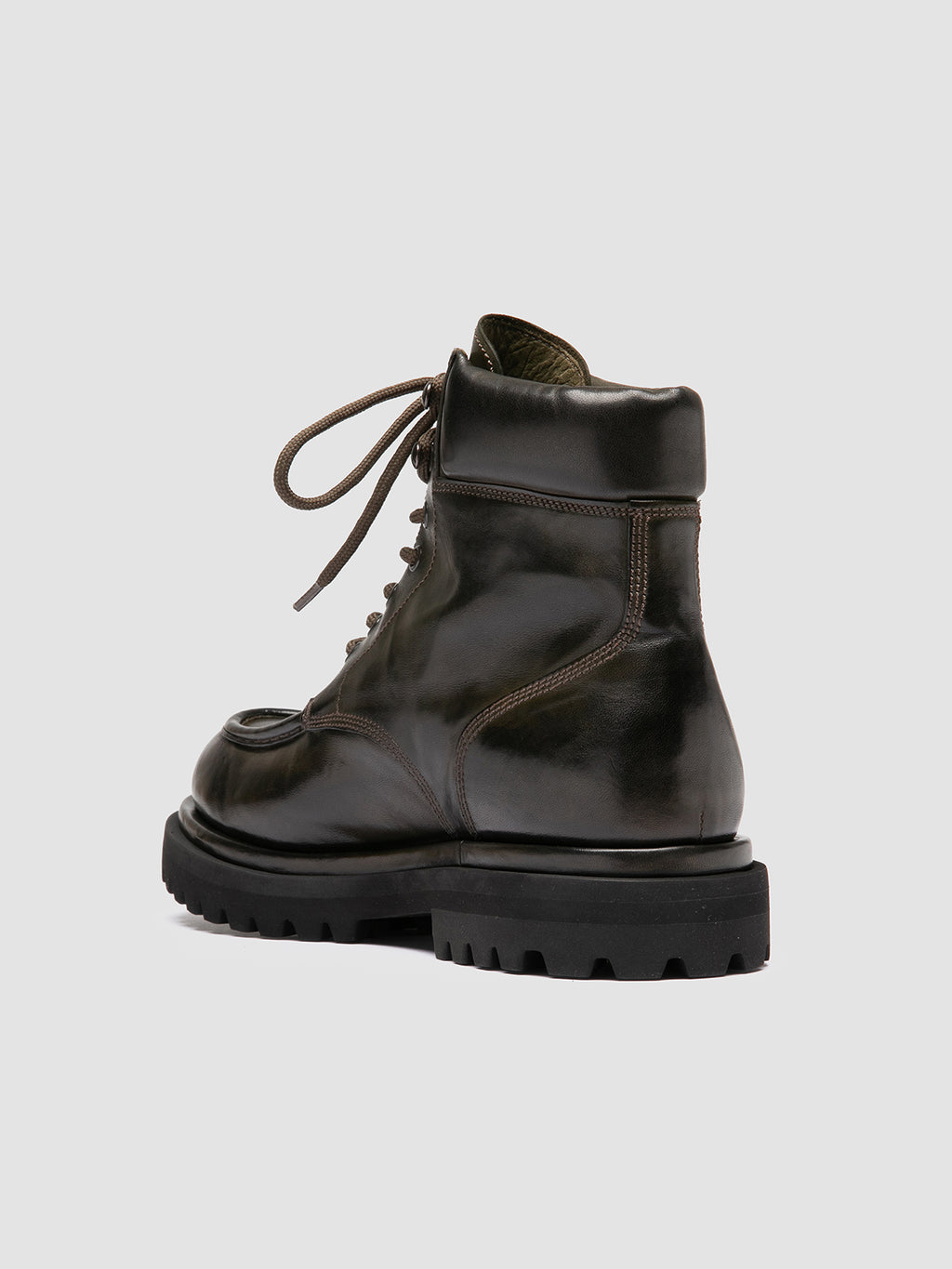 EVENTUAL DD 110 - Braune Schnürstiefel aus Leder - image 4,side view