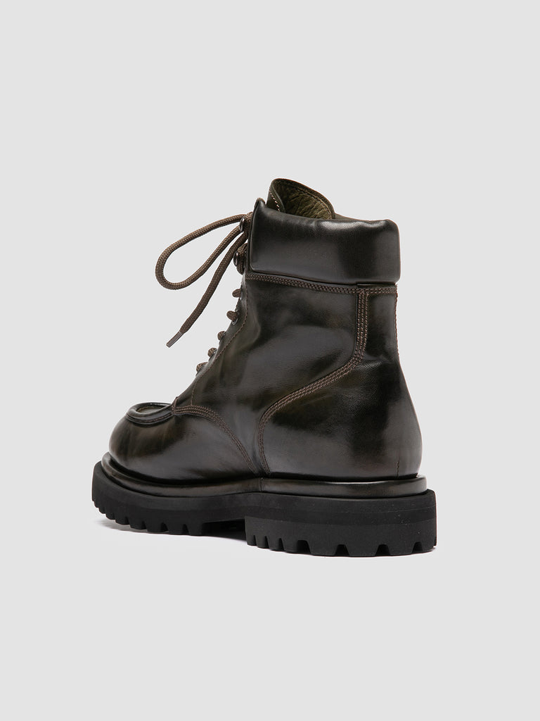 EVENTUAL DD 110 - Braune Schnürstiefel aus Leder