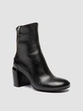 FELICIA 010 - Black Leather Zipped Boots Officine Creative - 3