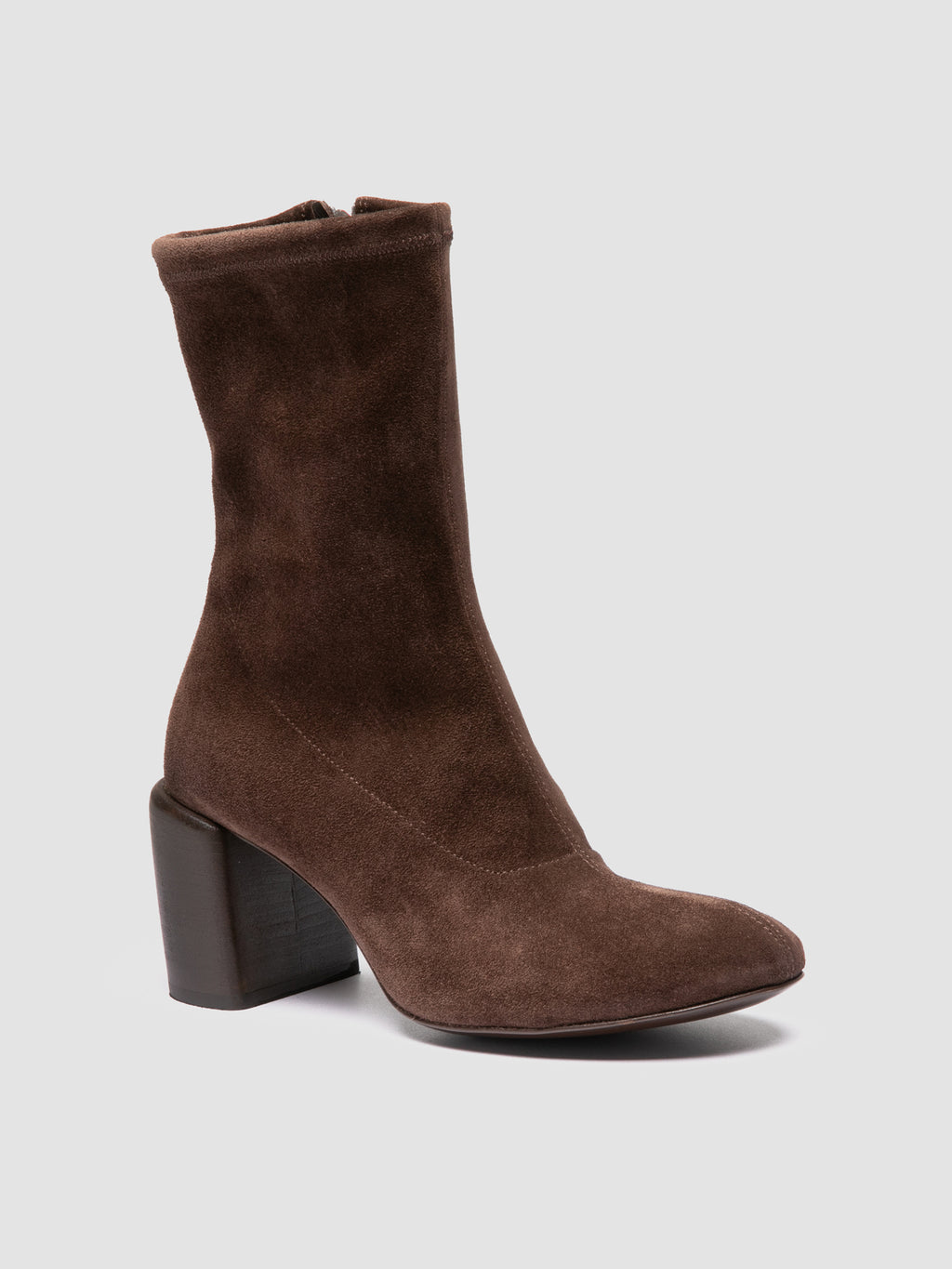 FELICIA 011 - Brown Suede Zipped Boots Officine Creative - 3