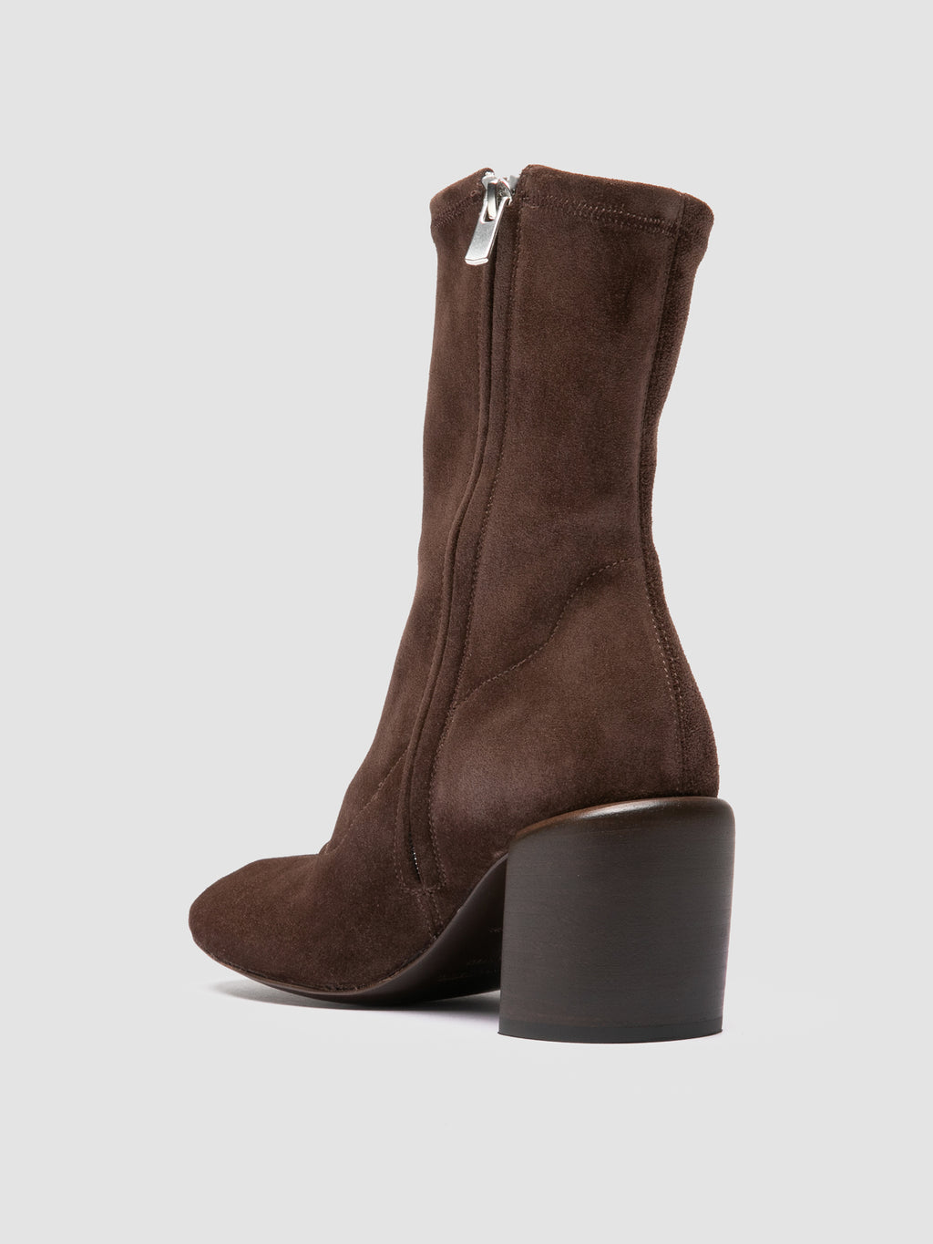 FELICIA 011 - Brown Suede Zipped Boots Officine Creative - 4
