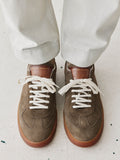 MILITIA 002 - Green Suede and Leather Sneakers Officine Creative - 6