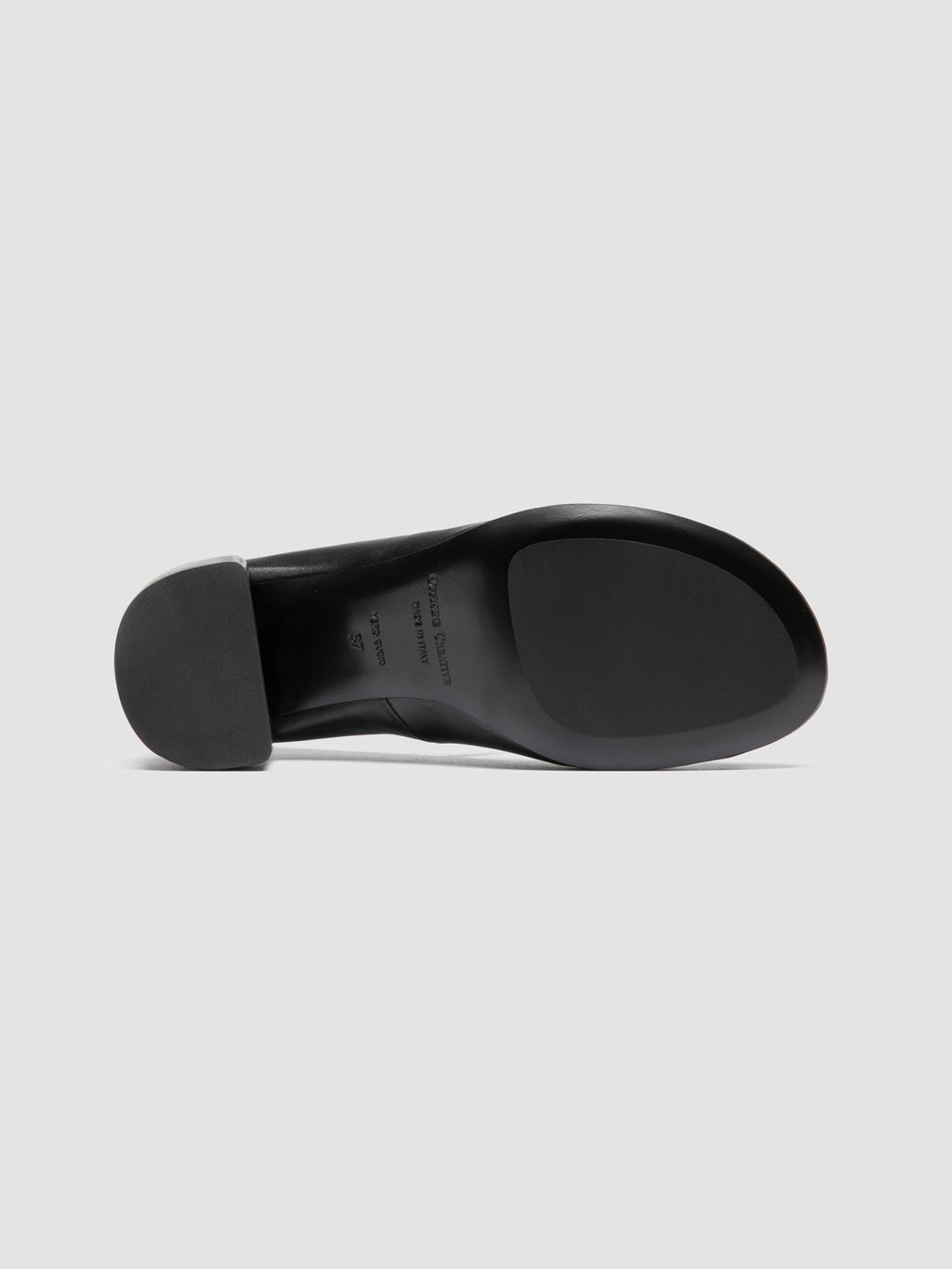 FLORE 009 - Black Leather Mary Jane Shoes Officine Creative - 5