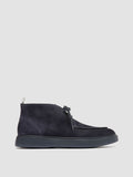 FRAME 002 - Navy Suede Chukka Boots