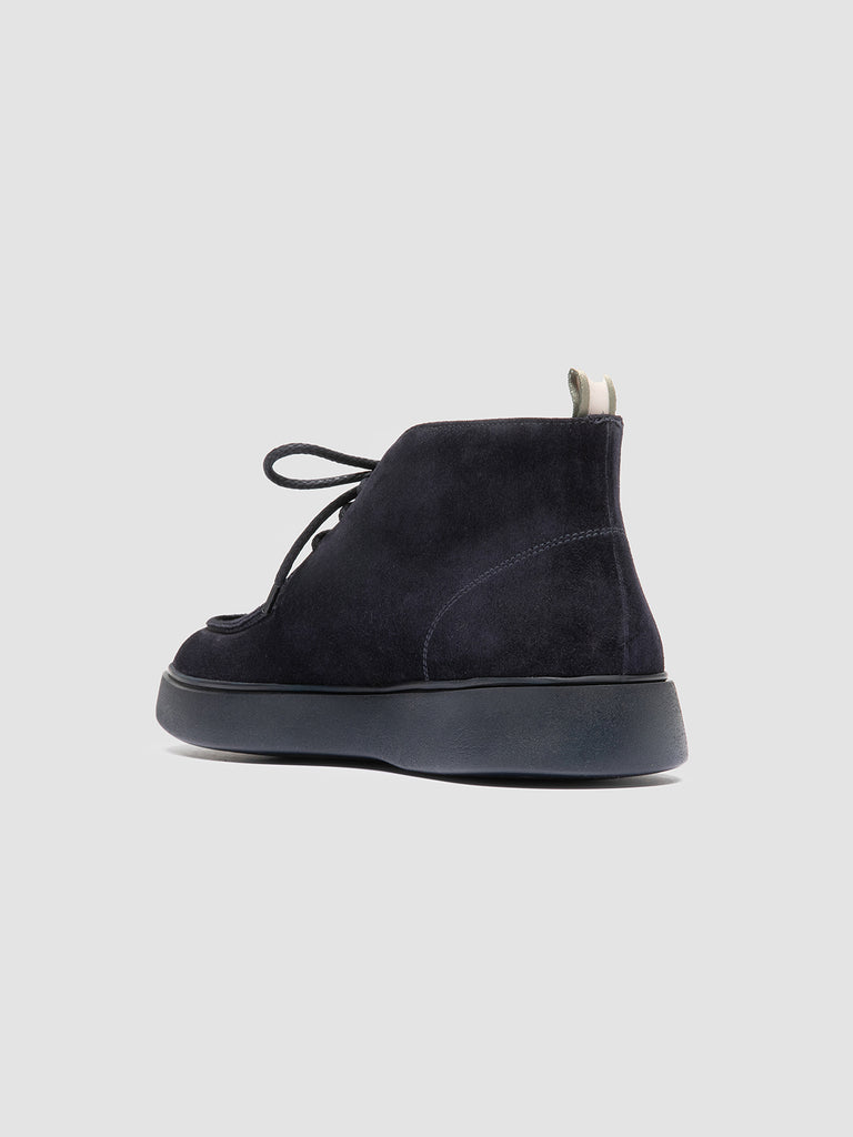 FRAME 002 - Navy Suede Chukka Boots