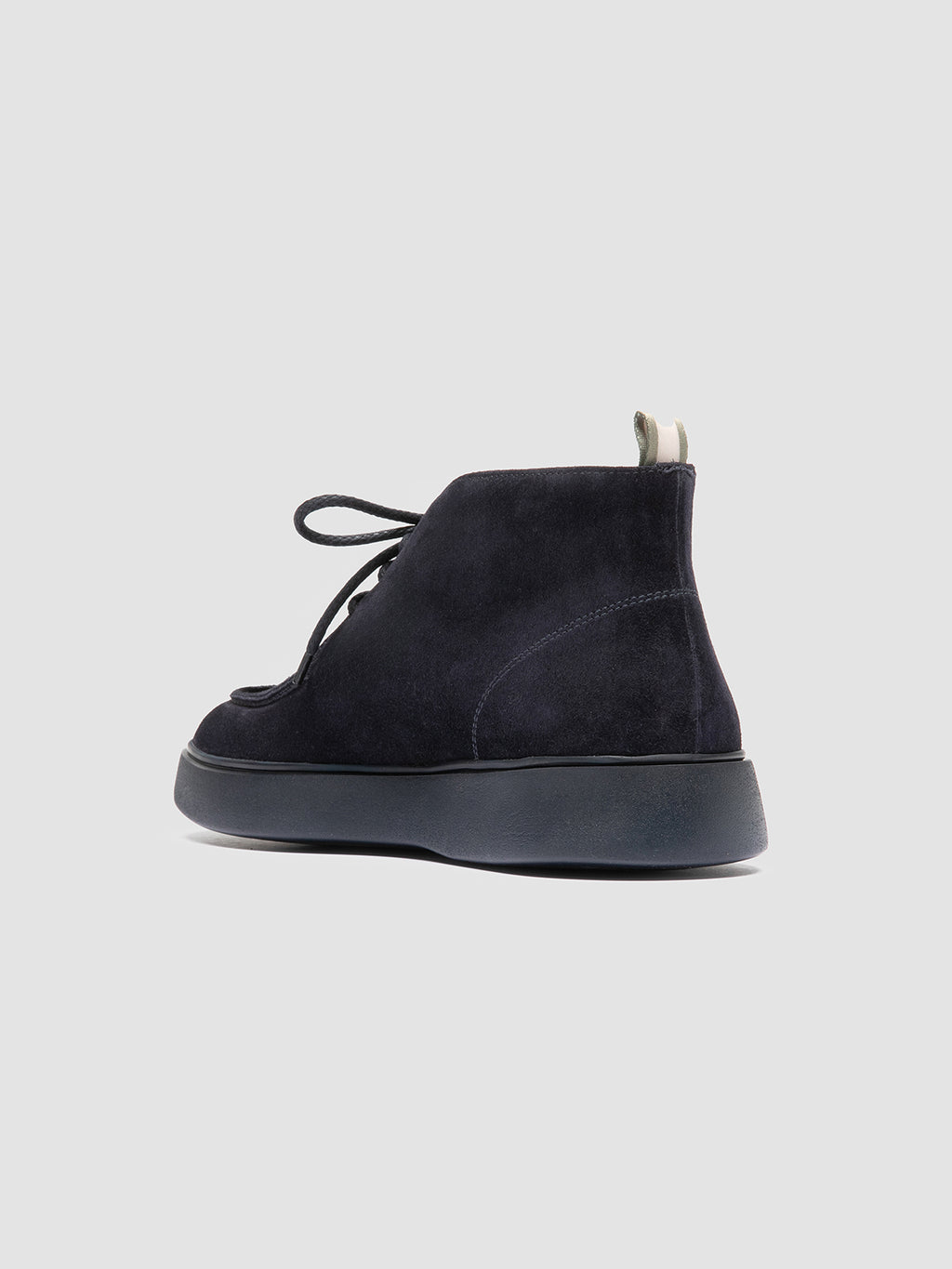 FRAME 002 - Stivali Chukka in Pelle Scamosciata Blu - image 4,side view