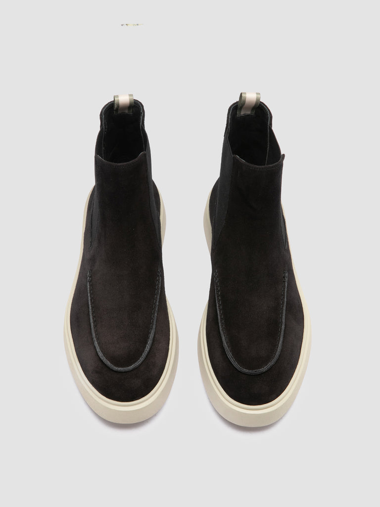 FRAME 003 - Black Suede Chelsea Boots