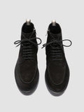 FRAME 004 - Black Suede Lace-up Boots