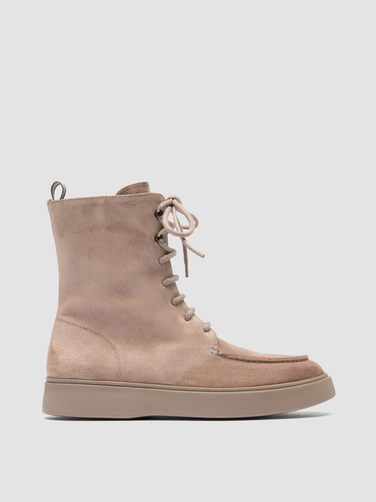 FRAME 108 - Taupe Suede Boots