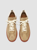GINNASIO 001 - braune Low-Top-Sneaker aus Leder und Wildleder - thumb image 2,side view