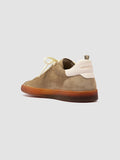 GINNASIO 001 - braune Low-Top-Sneaker aus Leder und Wildleder - thumb image 4,side view