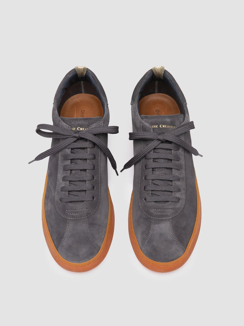 GINNASIO 001 - Blue Suede Sneakers - image 2,side view