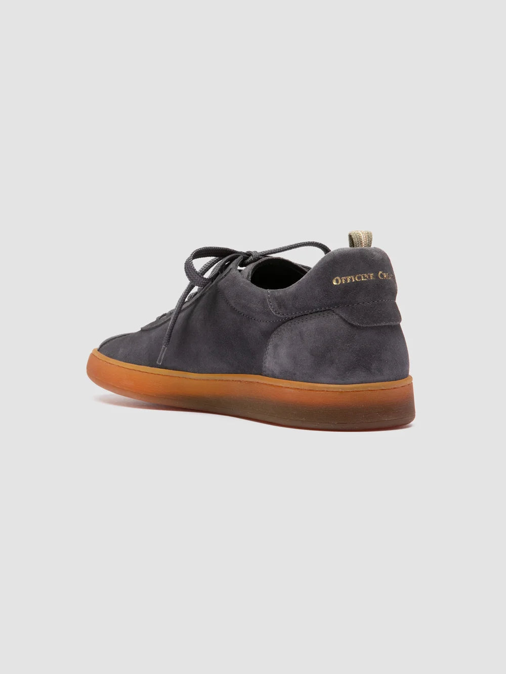 GINNASIO 001 - Blue Suede Sneakers - image 4,side view