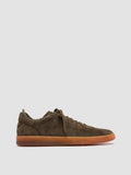 GINNASIO 001 - Green Suede Sneakers - thumb image 1,side view