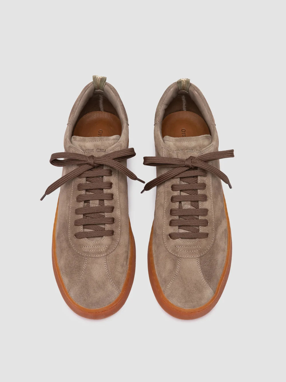 GINNASIO 001 - Grey Suede Sneakers - image 2,side view