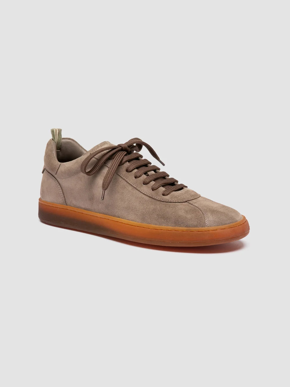GINNASIO 001 - Grey Suede Sneakers - image 3,side view
