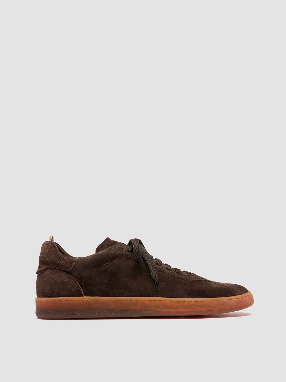 GINNASIO 001 - Brown Suede Sneakers - image 1,side view