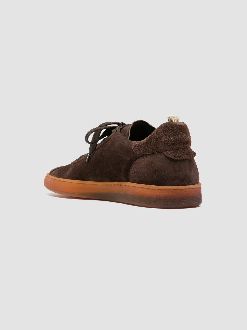 GINNASIO 001 - Brown Suede Sneakers - image 4,side view