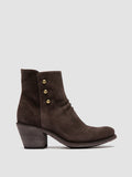 GODEAU 004 - Brown Suede Zipped Boots Women Officine Creative - 1