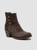 GODEAU 004 - Brown Suede Zipped Boots Women Officine Creative - 3