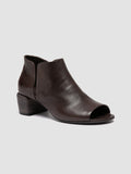 HADRY 005 - Brown Leather Zipped Boots