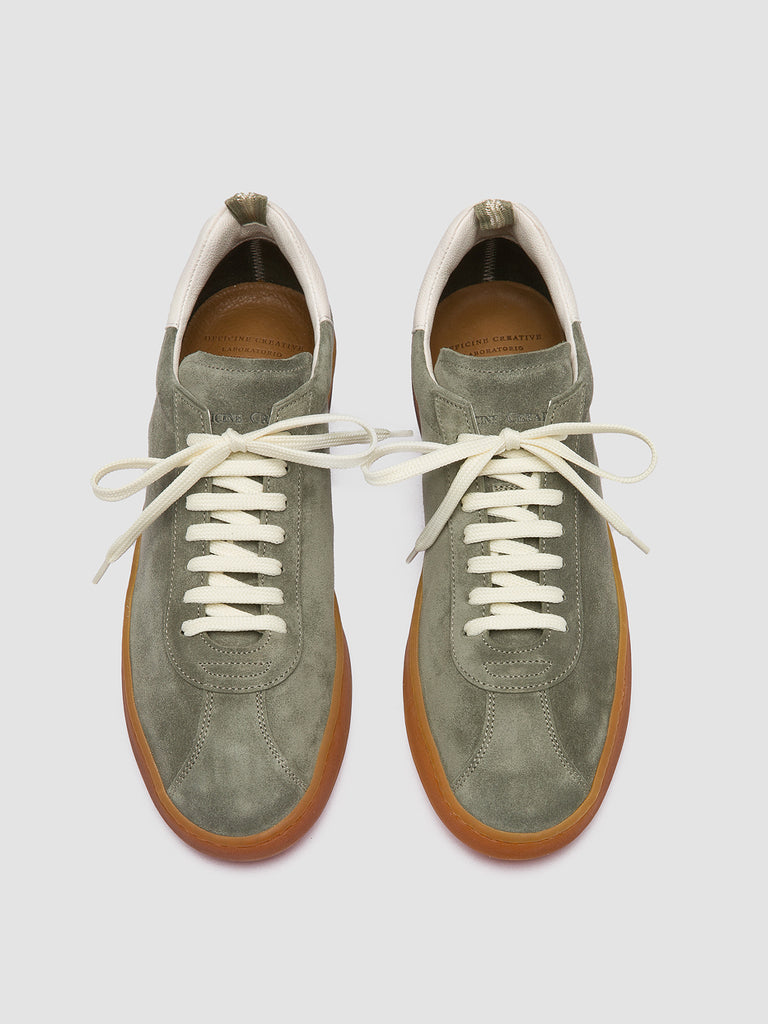 HALO 001 - Green Suede Sneakers
