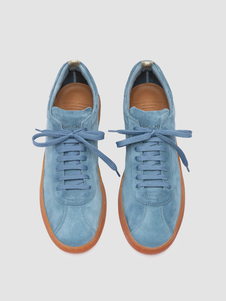 HALO 001 - Blue Suede Low Top Sneakers