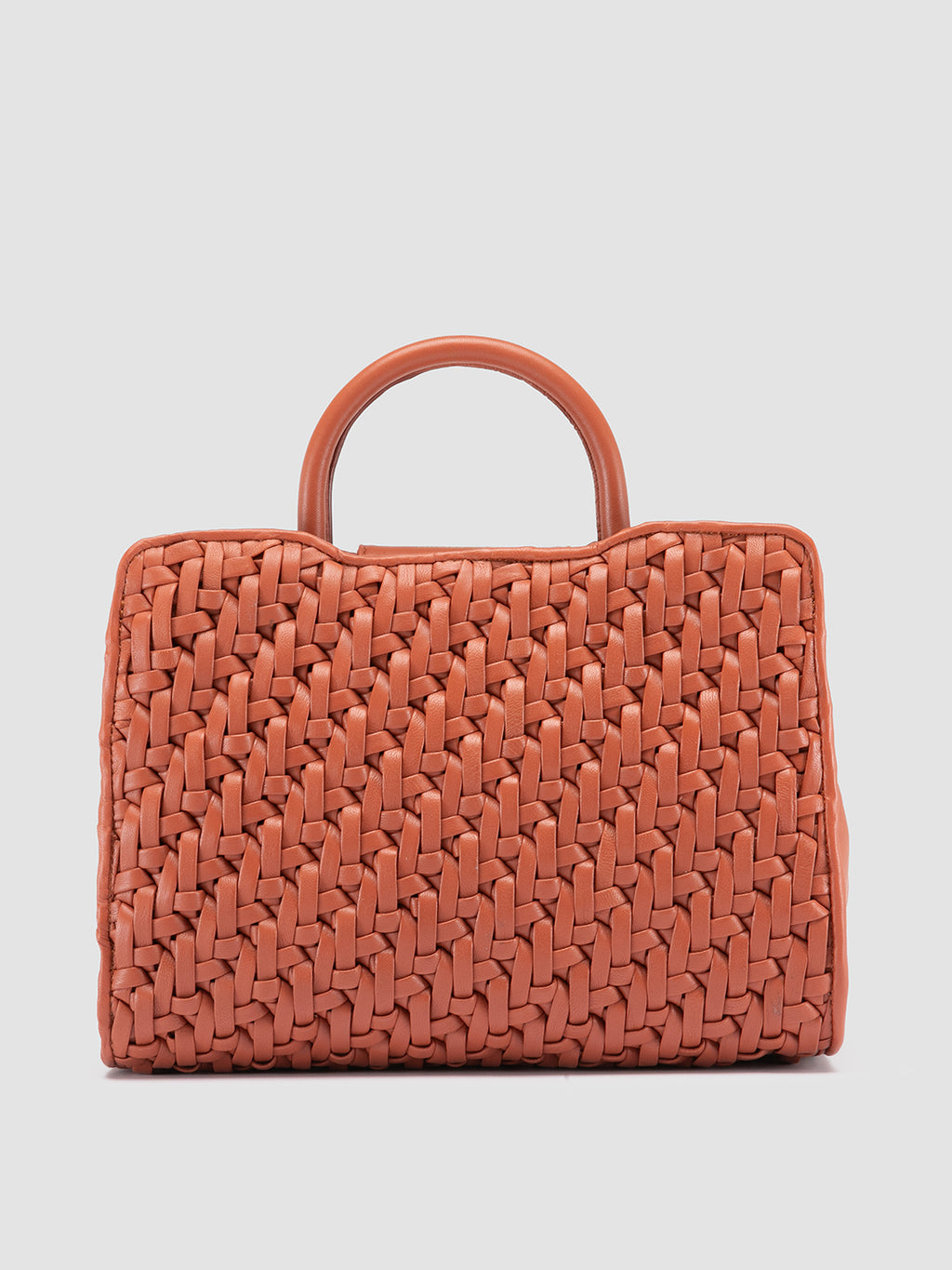 HELEN 025 - Salmon Pink Leather Hand Bag