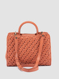 HELEN 025 - Salmon Pink Leather Hand Bag