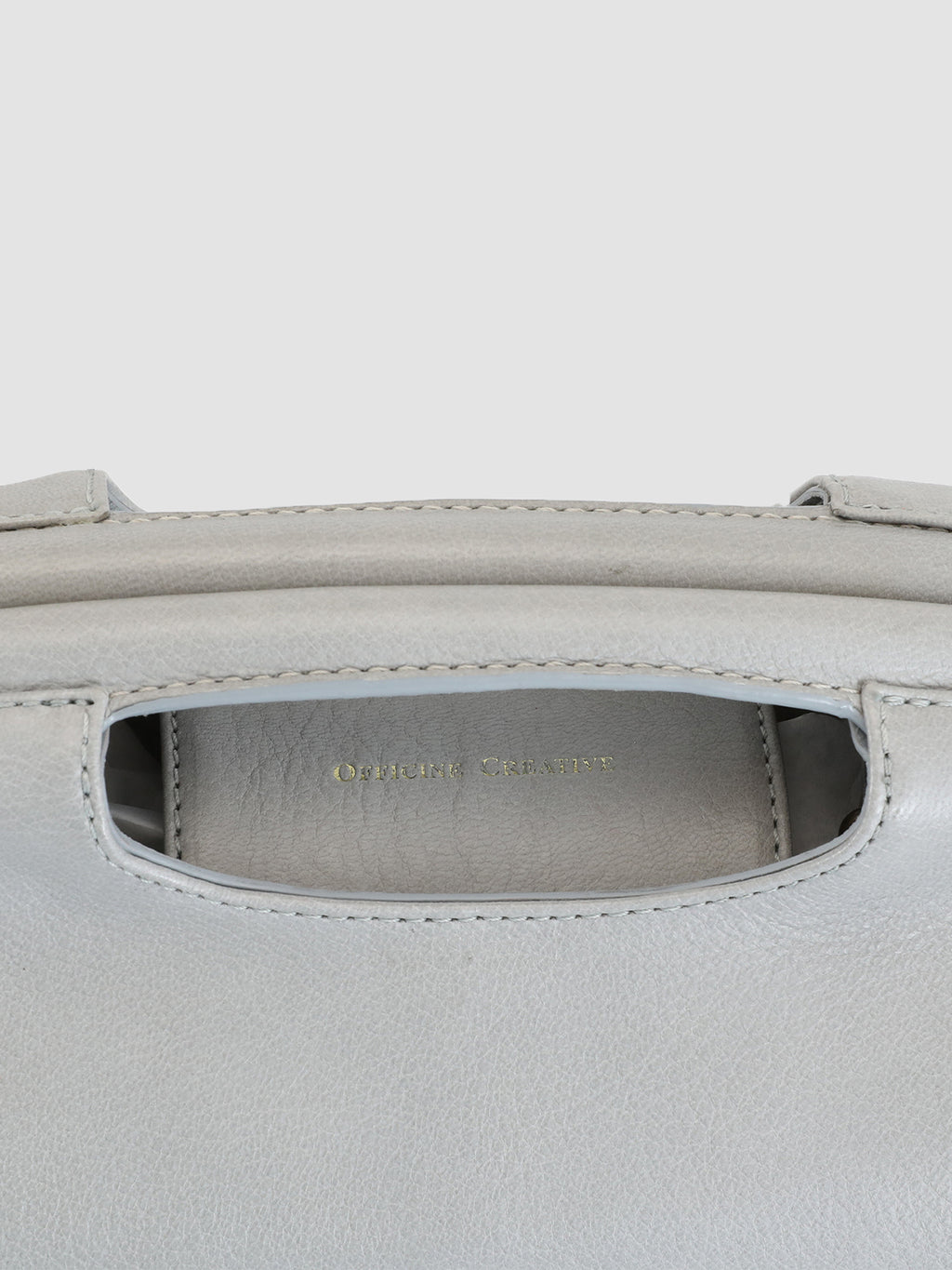 HELEN 05 - Grey Leather Clutch Bag