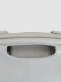 HELEN 05 - Grey Leather Clutch Bag