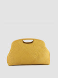 HELEN 09 - Yellow Leather Clutch Bag