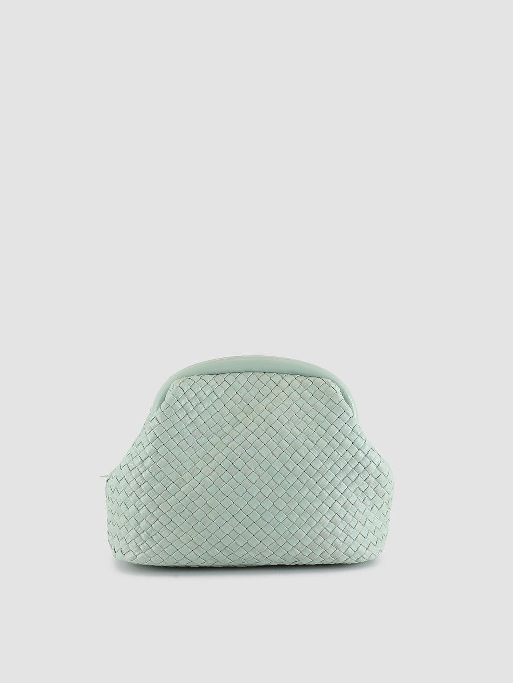 HELEN 10 Mignon - Green Leather Clutch Bag