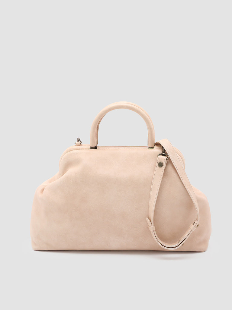 HELEN 16 - Rose Leather Handle Bag